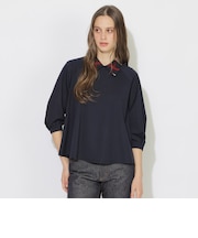 チェックカラープルオーバー