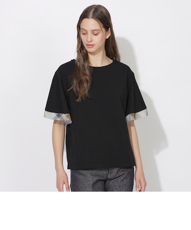 【Quiet checkシリーズ】シトラテックハーフフレアスリーブT