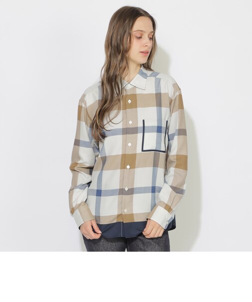 クレストブリッジチェックトリムシャツ