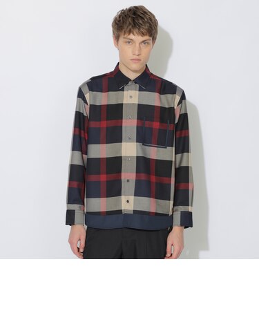クレストブリッジチェックトリムシャツ