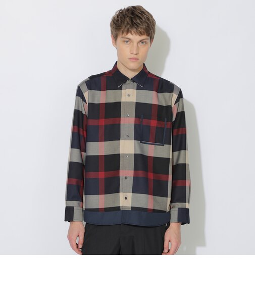 クレストブリッジチェックトリムシャツ