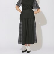 パーシャルチェックスカート