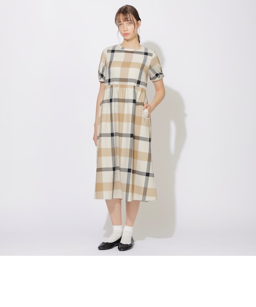 クレストブリッジチェックワンピース｜シービー・クレストブリッジの