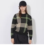クレストブリッジビッグチェックニット