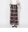 クレストブリッジチェックベルテッドパンツ
