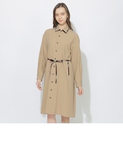 クレストブリッジチェックトリムシャツコート