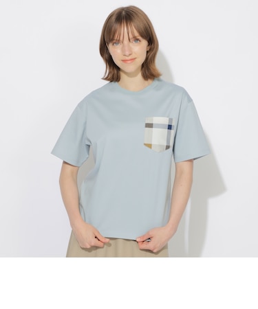 チェックポケットTシャツ