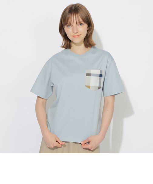 チェックポケットTシャツ