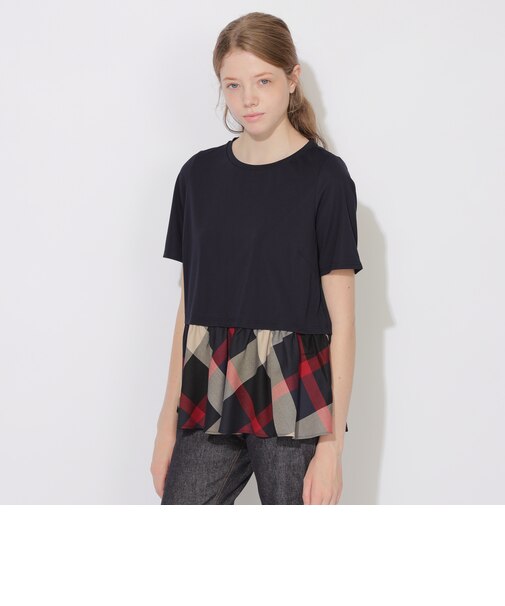 ペプラムTシャツ