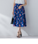 【選べる2丈】ROSEプリントフレアスカート ≪手洗い可能 / セットアップ対応≫