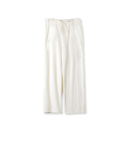 コットンカシミヤパイルリラックスパンツ ≪手洗い可能≫