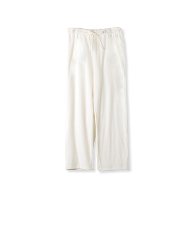 コットンカシミヤパイルリラックスパンツ ≪手洗い可能≫