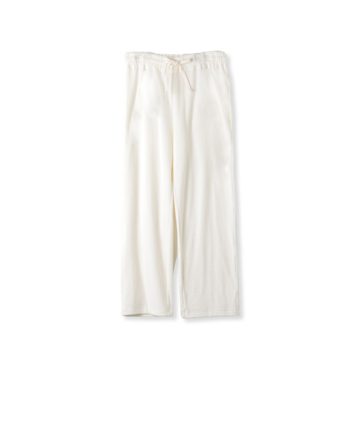 コットンカシミヤパイルリラックスパンツ ≪手洗い可能≫