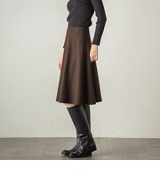 冬仕様 美シルエットフレアスカート≪手洗い可能≫
