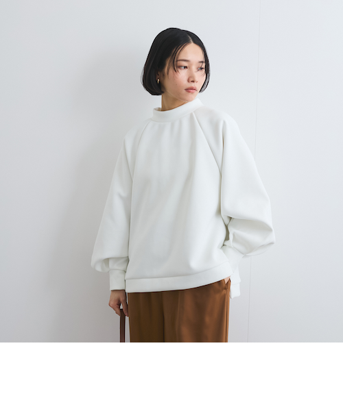 ダンボールモックネックプルオーバー≪手洗い可能≫｜ケティの通販