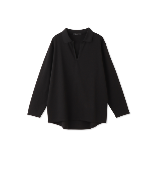 キーネックポンチトップス≪洗濯機で洗える≫