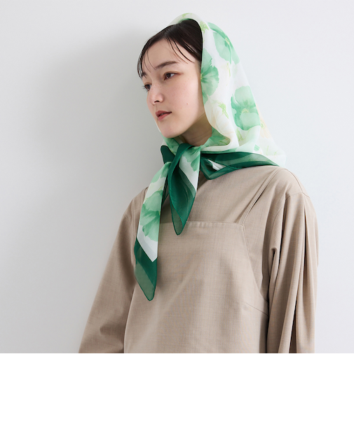 アソートモチーフパステルスカーフ