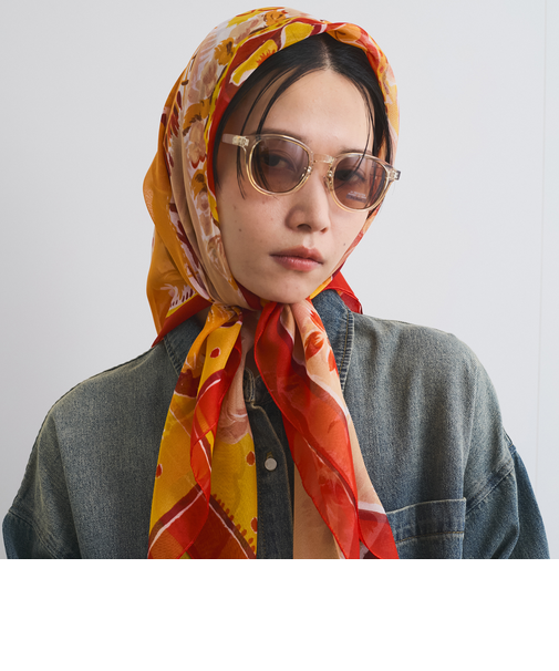 アソートモチーフパステルスカーフ