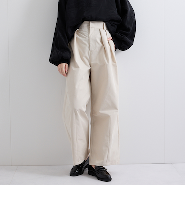 ツイルタックカーブパンツ≪手洗い可能≫