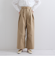 ツイルタックカーブパンツ≪手洗い可能≫