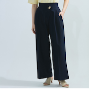 ストレッチツイルデザインタックパンツ≪手洗い可能≫