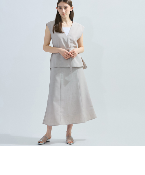 麻調セットアップアンサンブル≪手洗い可能≫