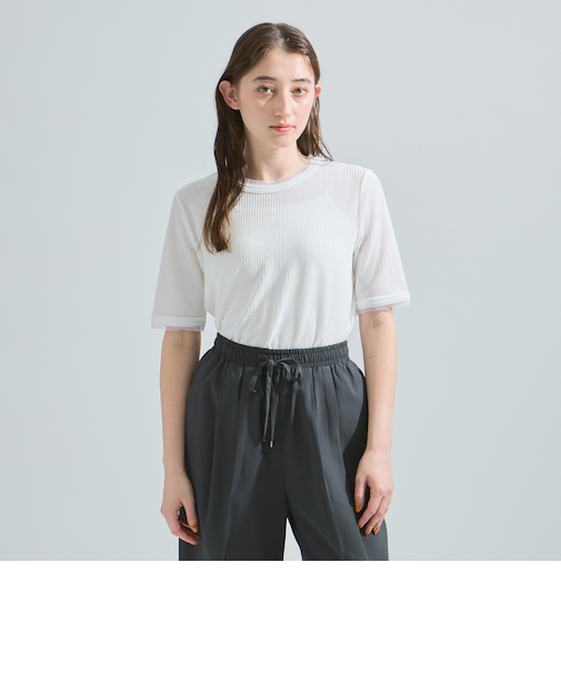 ミニドビーベロアTシャツ≪手洗い可能≫