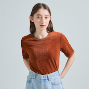 ミニドビーベロアTシャツ≪手洗い可能≫