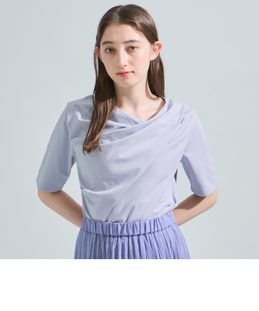 カットドレープTシャツ≪洗濯機で洗える≫