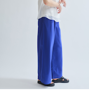 エステルカノコワイドパンツ≪セットアップ対応/洗濯機で洗える≫