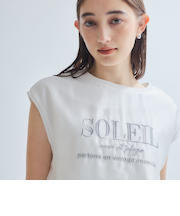 チュールドッキングシシュウTシャツ≪手洗い可能≫