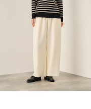 カットジョーゼットイージーワイドパンツ≪手洗い可能≫