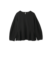 カットジョーゼットウエストタックブラウス≪手洗い可能≫