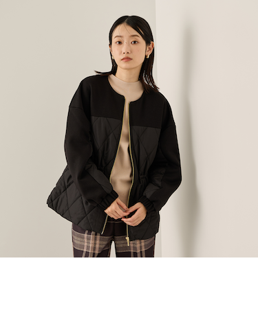 ダイヤキルティングダンボールブルゾン