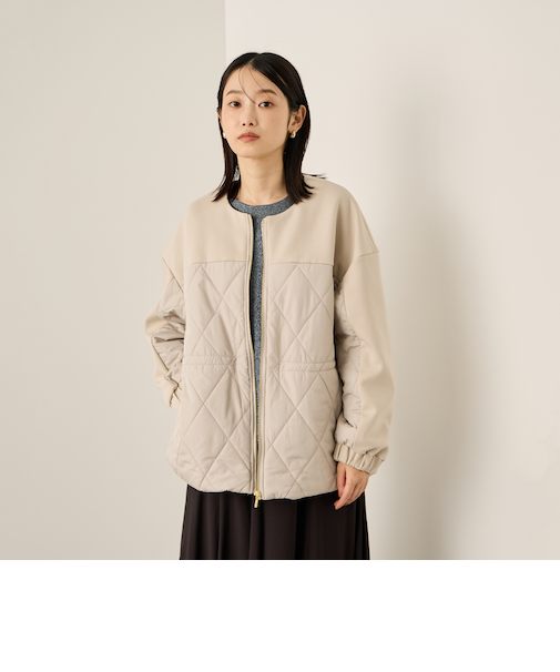 ダイヤキルティングダンボールブルゾン