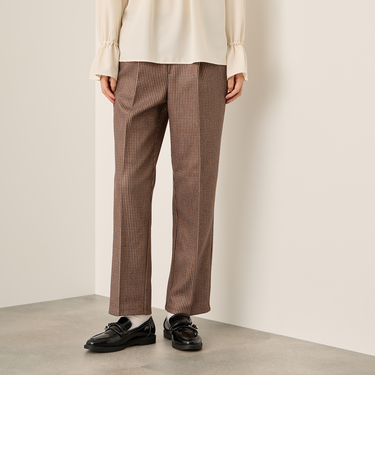 ブラッシュバックストレッチイージーパンツ≪洗濯機で洗える≫