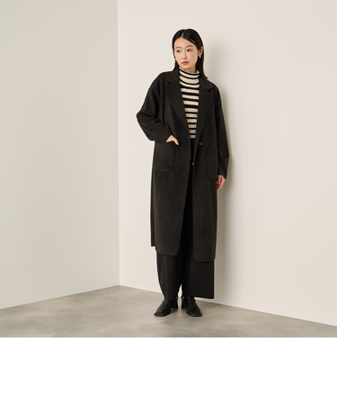 ブランケットメルトンガウンコート