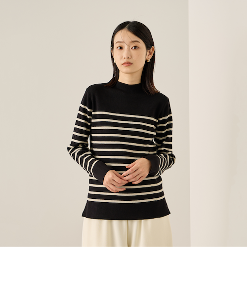 ハイネック総針ニットプルオーバー≪手洗い可能≫｜ケティの通販