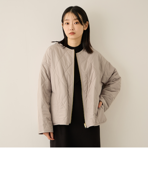 ファーキルトリバーシブルZIPブルゾン｜ケティの通販｜&mall（アンド