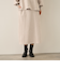 スウェードタッチダンボールナロースカート≪手洗い可能≫