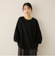 スウェードタッチダンボールプルオーバー≪手洗い可能≫