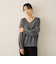 ウール混Vネックニットプルオーバー≪手洗い可能≫