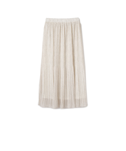 ランダムドットマジョリカプリーツスカート