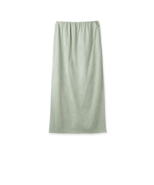 ストレッチフェイクスウェードナロースカート