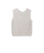 ミックスコイルクロップドニットベスト