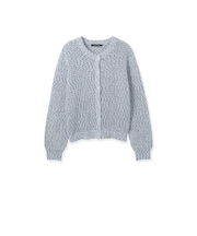 ミックスコイルクルーネックカーディガン