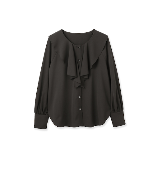 ヴィンテージツイルビッグカラーブラウス