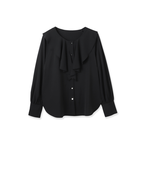 ヴィンテージツイルビッグカラーブラウス