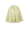 モイストブロードラッフルヘムブラウス