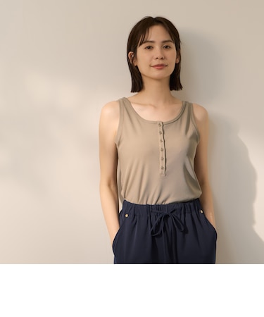 コードダブルニットヘンリーN/Sカットソー